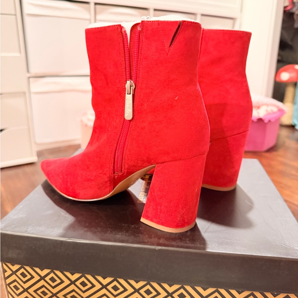 Charles By Charles David Red Heeled Boots